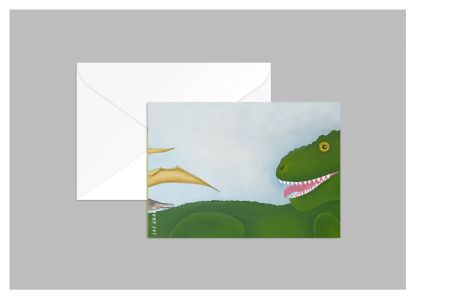 - Karte Tyrannosaurus A 5 mit Umschlag